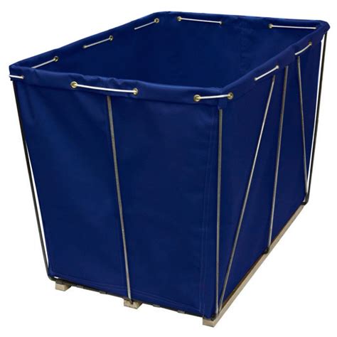 bushel navy blue removable style basket