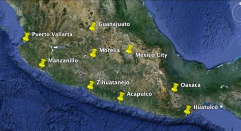 central mexico and southern mexico travel to inland destinations