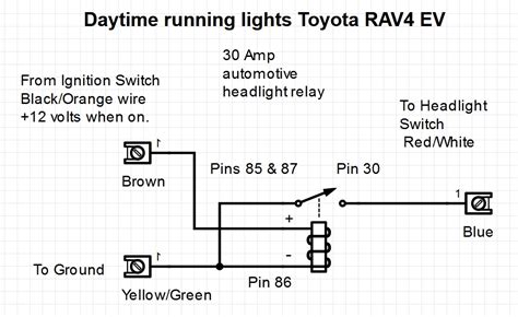 schematic daytime running lights