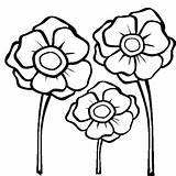 Flower Coloring Stem Stems Flowers Pages Cut Muertos Los Dia Sheets Clipartbest Template Sketch sketch template