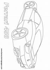 Ferrari Coloring 458 Pages Spider Car Drawings Sports Cars Handout Below Please Print Click Choose Board Printable sketch template