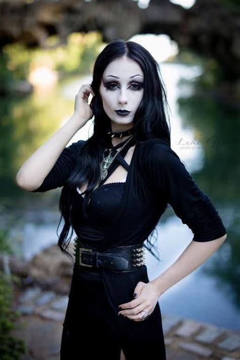 the black metal barbie photo luke guinn photography gothic girls