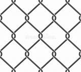 Wire Mesh Vector Fence Pattern Seamless Illustration Chain Link Stock Royalty Steel sketch template