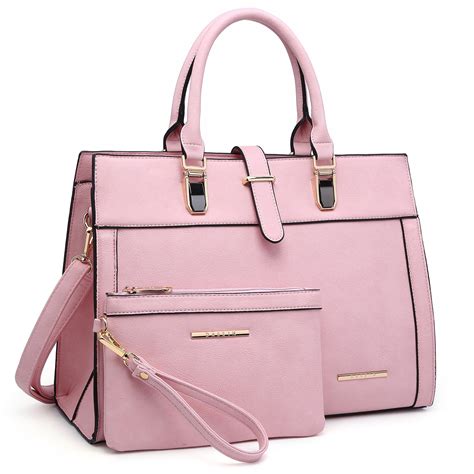 dasein women satchel handbags ladies shoulder purses designer totes top handle work bag