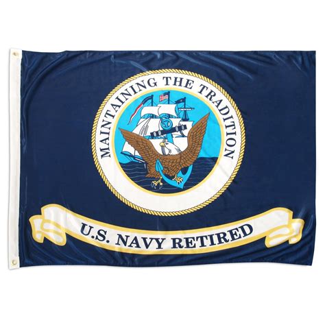 us navy flag retired heavy duty 3x5