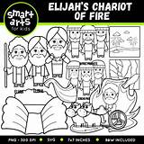 Chariot Elijah sketch template
