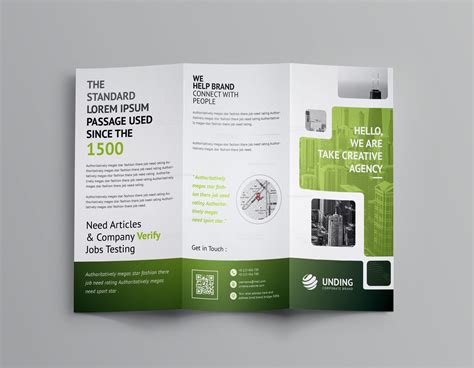 stunning corporate tri fold brochure template  template catalog