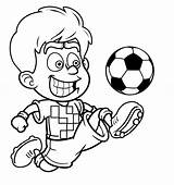 Coloring Football Pages Kids Print sketch template