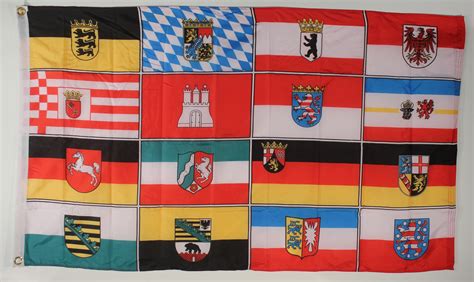 deutschland  bundeslaender flagge grossformat    cm wetterfest