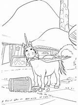 Onward Unicorn Fun Kids Coloring Pages sketch template