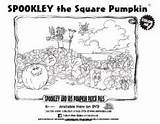 Spookley Pumpkin Coloring Square Sheet Printable Halloween Sheets Pages Printables Pumpkins Activities Preschool sketch template