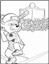 Cubs Mascot sketch template
