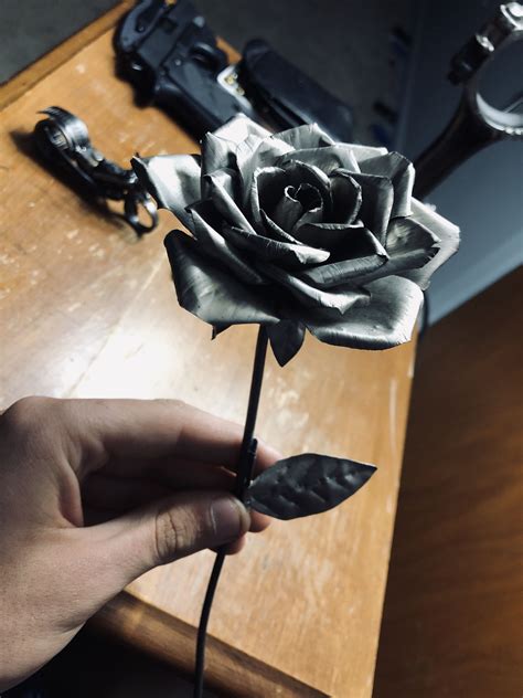 metal rose metal art metal rose