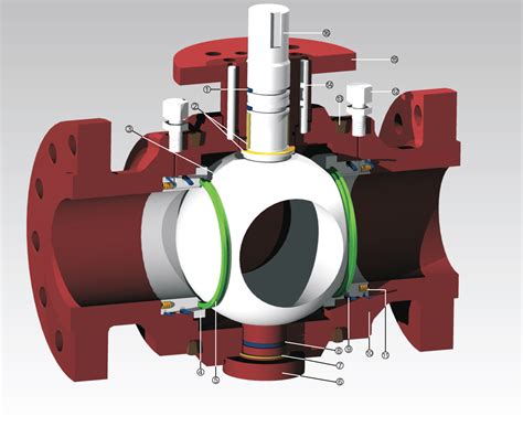full welded body ball valve dynamic drawing  production valves