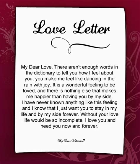 love letter for her 37 romantic love letters love letter to girlfriend love letters quotes