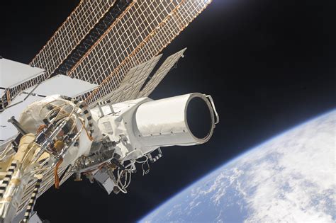 space station camera  recorded extremely detailed video  north