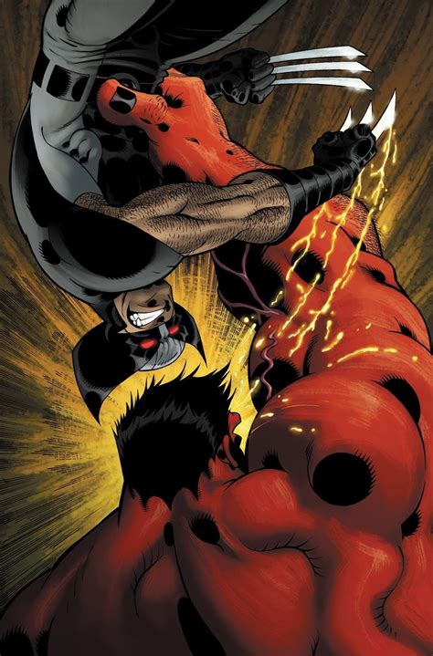 Wolverine Vs Red Hulk Pyra2elcapo Wolverine Marvel
