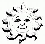 Coloring Sun Clipart Sheet Library Pages Stampare Ritagliare Sole Da sketch template