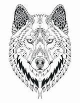 Wolf Coloring Pages Detailed Getcolorings Stunning Color Print sketch template