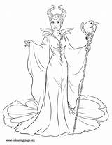 Maleficent Fairy sketch template