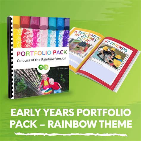 portfolio pages templates  early childhood educators