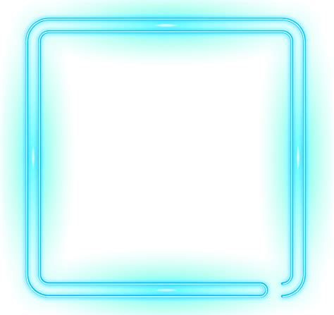 cadres neon png sur fond transparent  images gratuites