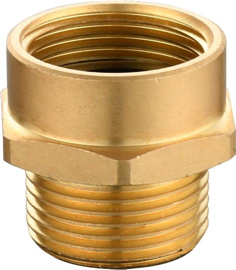 Tecmolog Brass Pipe Fittings Connector G 1 2 Female Thread Metric Bsp