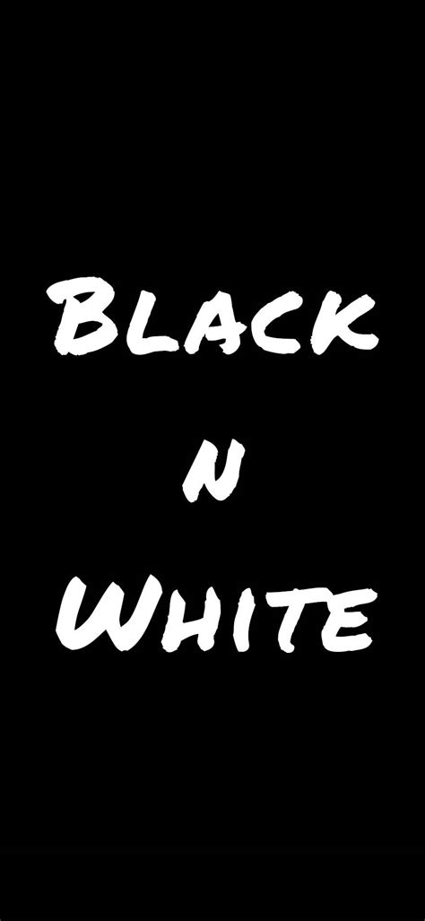 black  white text wallpaper