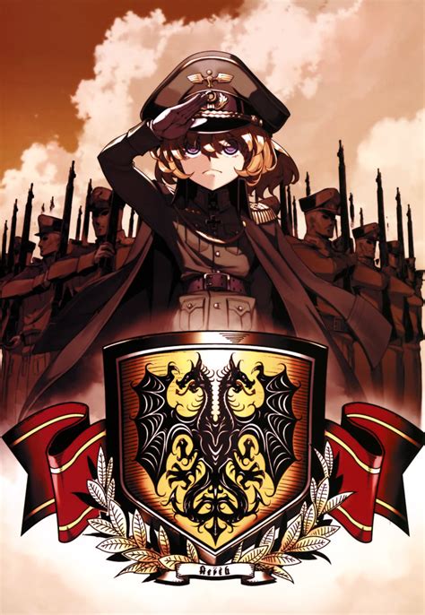 Tanya Degurechaff Youjo Senki Loud Absurdres Highres 1girl Arm Up