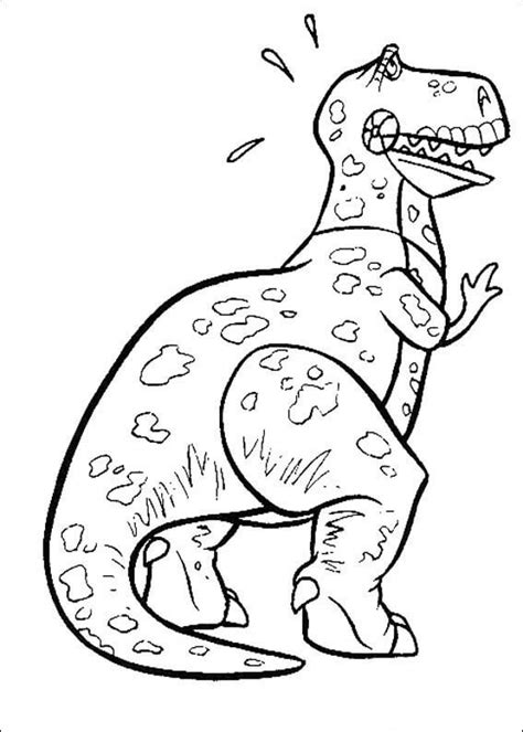 rex dinosaur coloring page  printable coloring pages