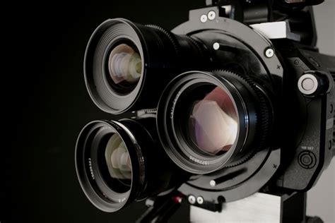multi turret rotating prototype mounts  lenses   single camera digital photography review