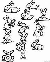 Rabbit Pages Coloring Brer Bunny Cute Baby Template sketch template