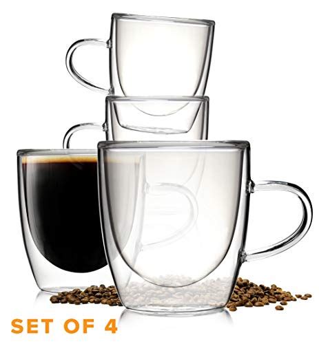stone and mill double wall insulated glass espresso mugs am 04 coffee