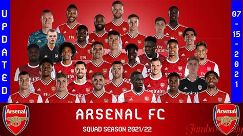 arsenal fc squad  premier league jambo daily