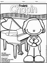 Composers Chopin Worksheets Baroque Fact sketch template