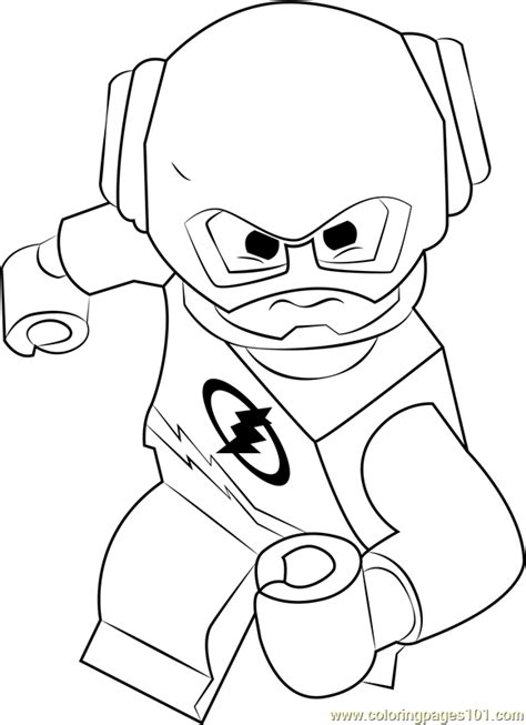 easy lego flash coloring pages coloring page  kids   draw