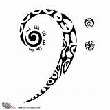 Clef Bass Tattoo Tattoos Fa Treble Polynesian Music Maori Life Tribal Spiral Designs Votes Visit Tattootribes Choose Board Clipartbest Cliparts sketch template