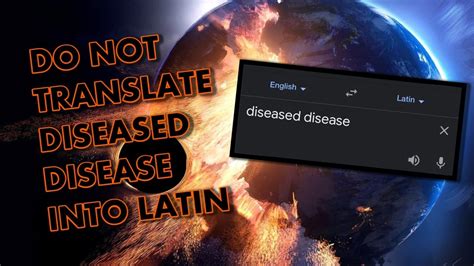 do not translate diseased disease into latin youtube