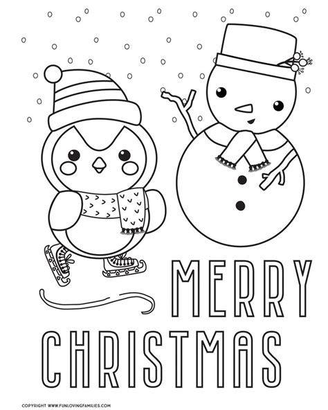 christmas coloring pages  printables merry christmas coloring