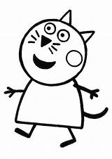 Peppa Pig Candy Pages Coloring Cat Colouring Para Colorear Dibujos Coloring4free Momjunction Print Kids Sheets Family Choose Board Printable sketch template
