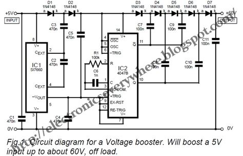 electronics  voltage booster high voltage    supply