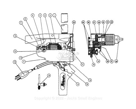 milwaukee  serial   milwaukee  electric drill parts parts diagram