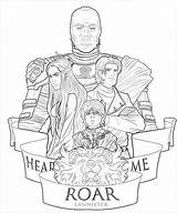 Coloring Pages Game Colouring Thrones Google House Lannister Afkomstig Van Au Library Popular sketch template