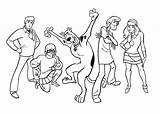 Doo Coloring Pages Gang Scooby Getcolorings sketch template