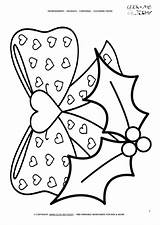Holly Coloring Pages Christmas Getdrawings sketch template