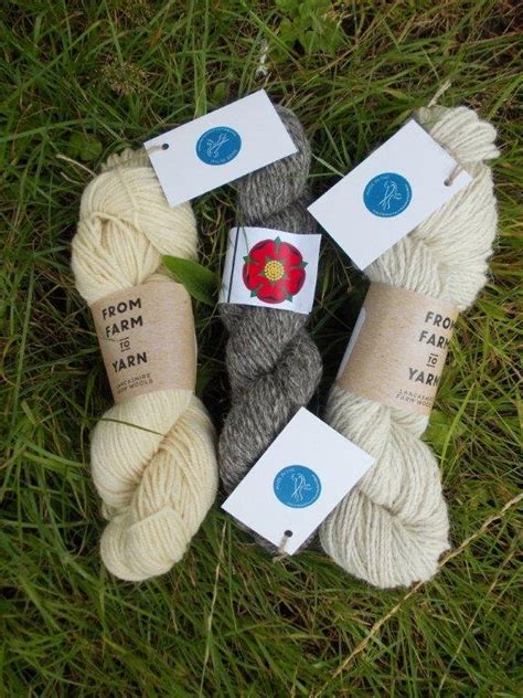 hand  lancashire farm wools  farm  yarn