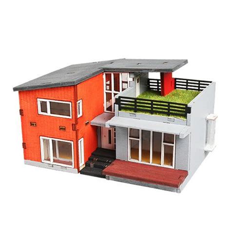 wooden model house kits korea series scale models modern house wooden toy pinterest scale