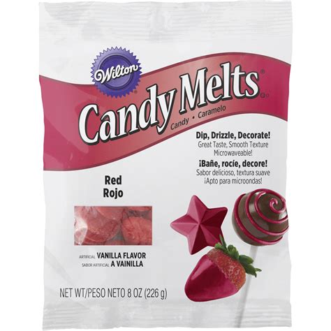 wilton candy melts  ounces red   walmartcom