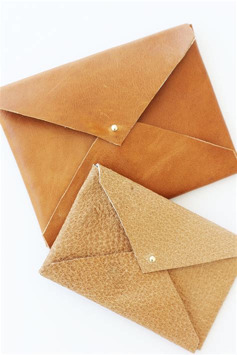 alice  loisdiy leather envelope clutch
