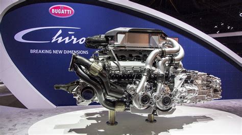 bugatti chiron engine  behance